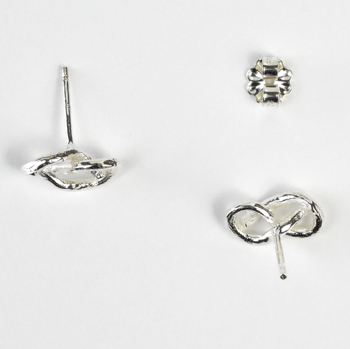 Infinity Knot Studs - Goldmakers Fine Jewelry