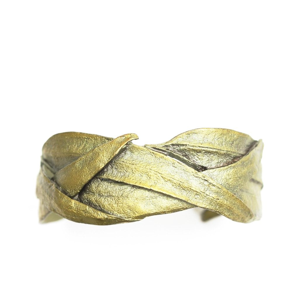 Eucalyptus Cuff Bracelet - Goldmakers Fine Jewelry
