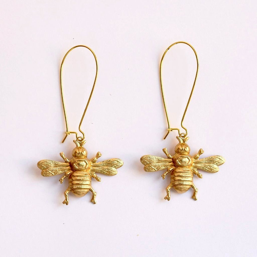 Oxbow Bee Earrings - Goldmakers Fine Jewelry