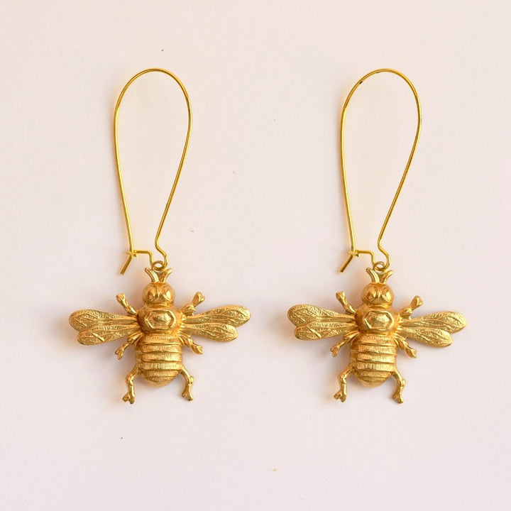 Oxbow Bee Earrings - Goldmakers Fine Jewelry