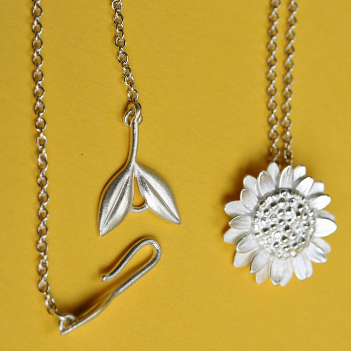 Sunflower Necklace - Goldmakers Fine Jewelry