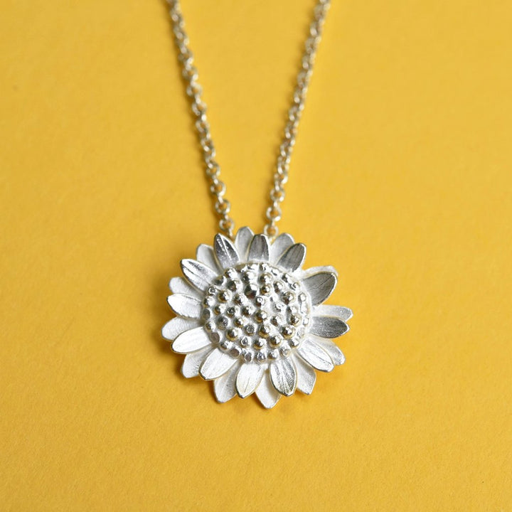 Sunflower Necklace - Goldmakers Fine Jewelry