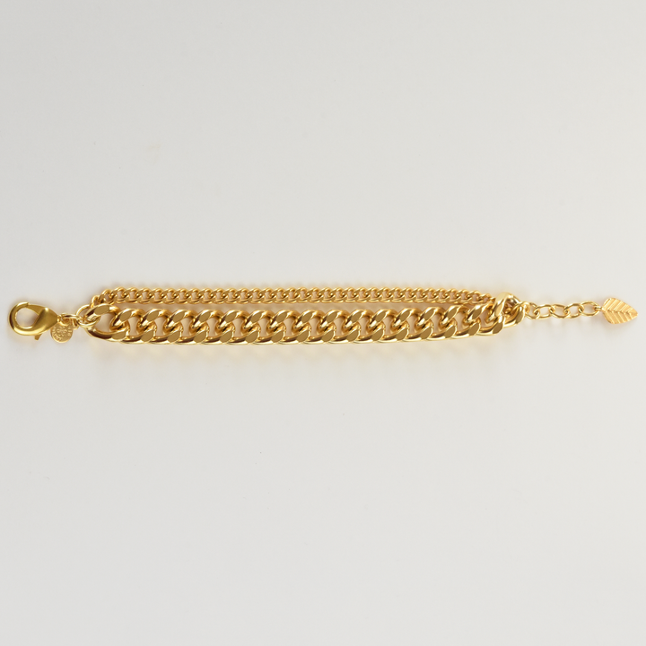 Double Chainlink Bracelet - Goldmakers Fine Jewelry