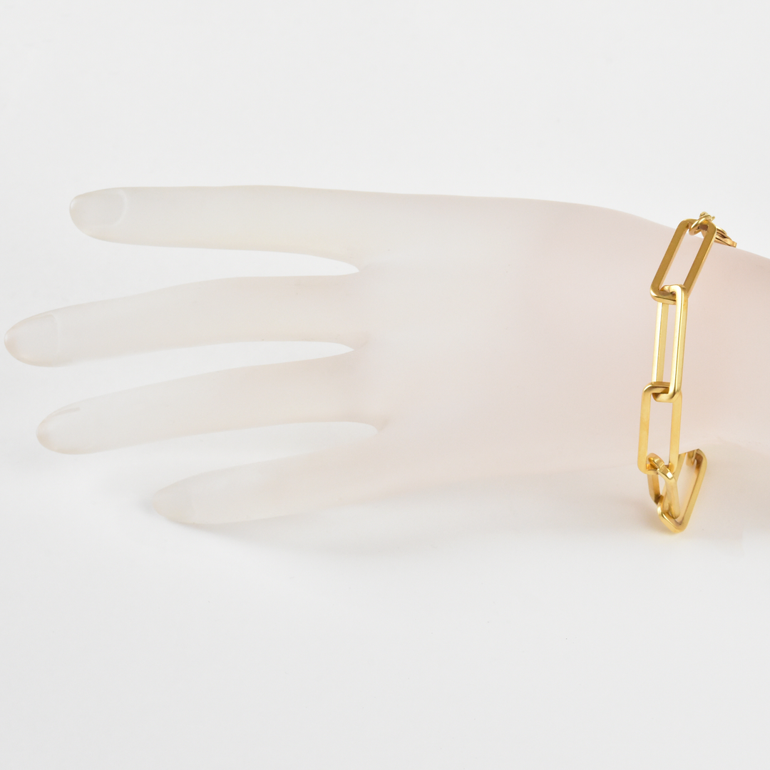 Paperclip Chain Bracelet - Goldmakers Fine Jewelry