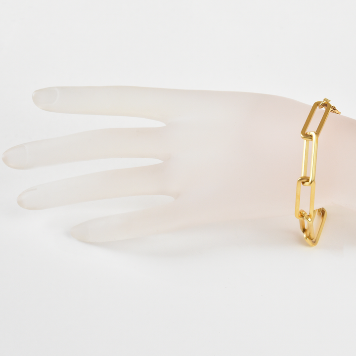 Paperclip Chain Bracelet - Goldmakers Fine Jewelry