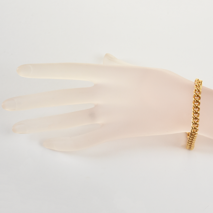 Small Curb-link Bracelet - Goldmakers Fine Jewelry