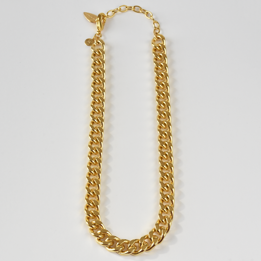 Small Curb-link Chain Necklace - Goldmakers Fine Jewelry