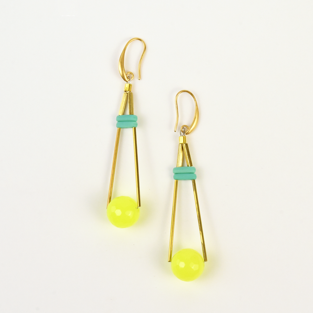 Glass 2025 globe earrings