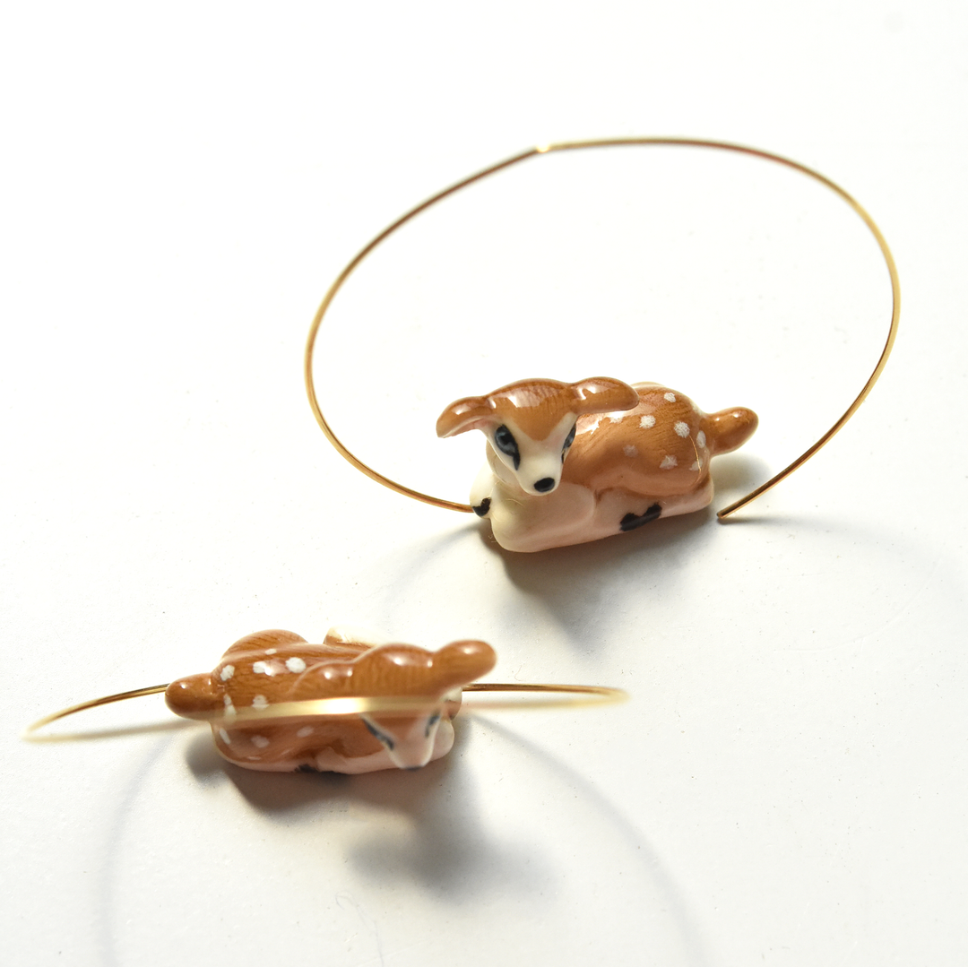 Doe Hoop Earrings - Goldmakers Fine Jewelry
