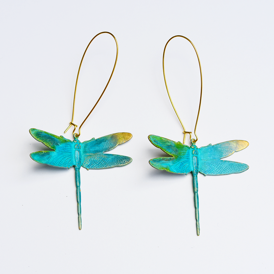 Oxbow Dragonfly Earrings - Goldmakers Fine Jewelry
