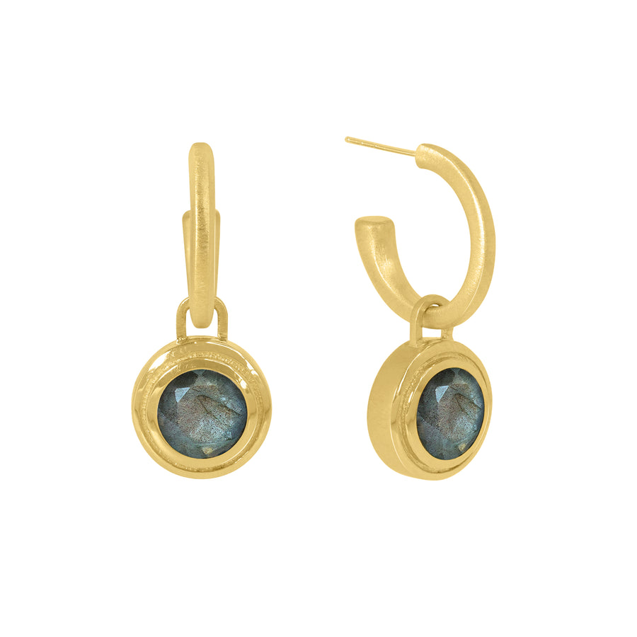 Signet 2-in-1 Charm Earrings - Goldmakers Fine Jewelry
