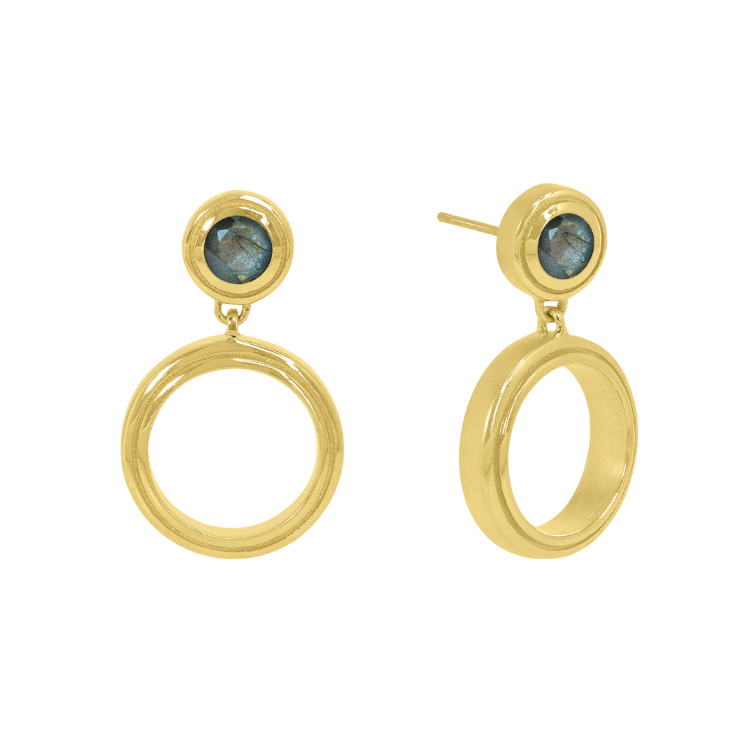 Signet Drop Earrings - Goldmakers Fine Jewelry