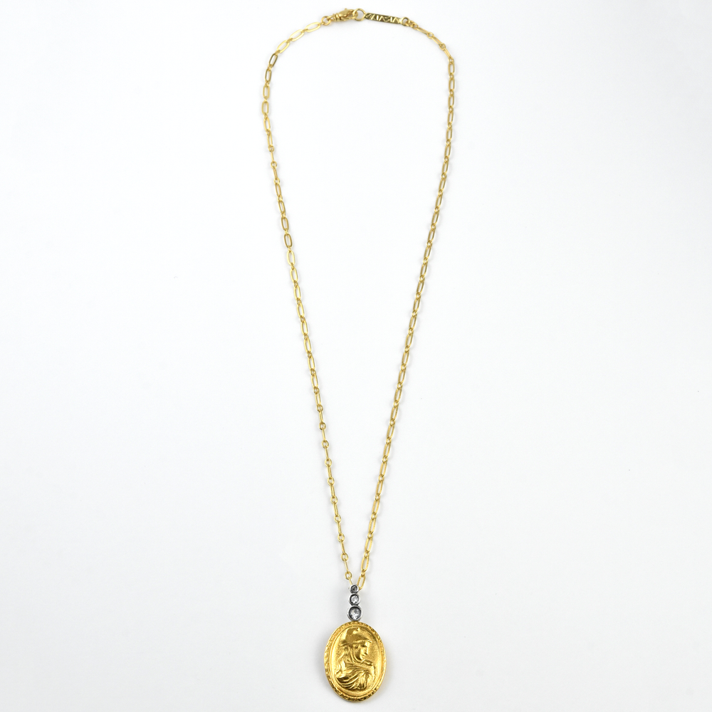 Golden Minerva Necklace - Goldmakers Fine Jewelry