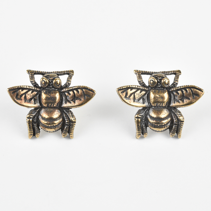Bronze Bee Earrings - Goldmakers Fine Jewelry