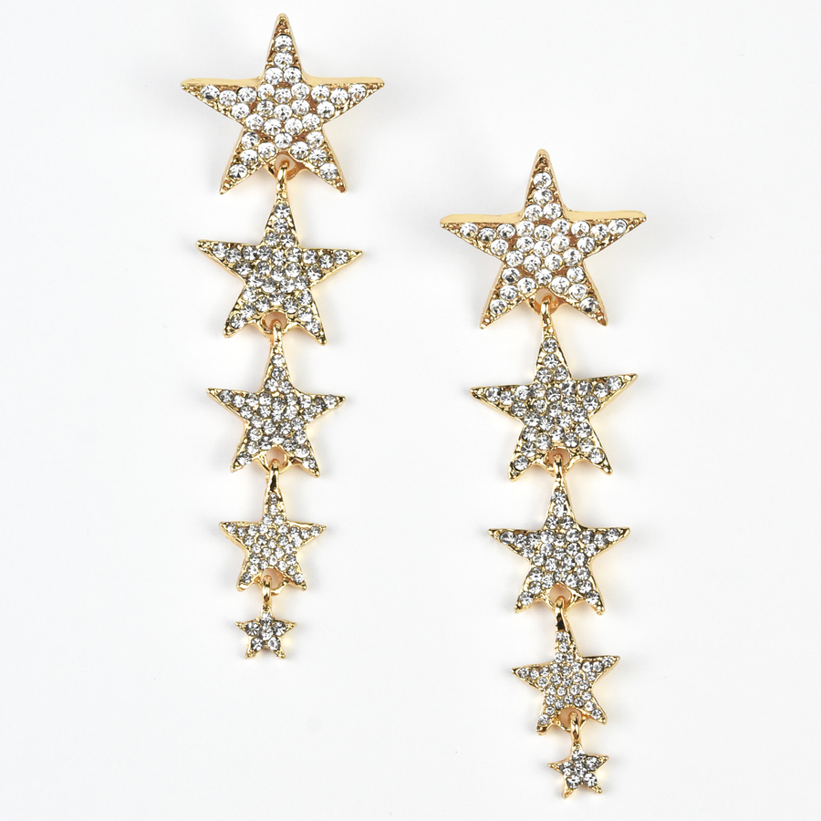 All Star Earrings - Goldmakers Fine Jewelry