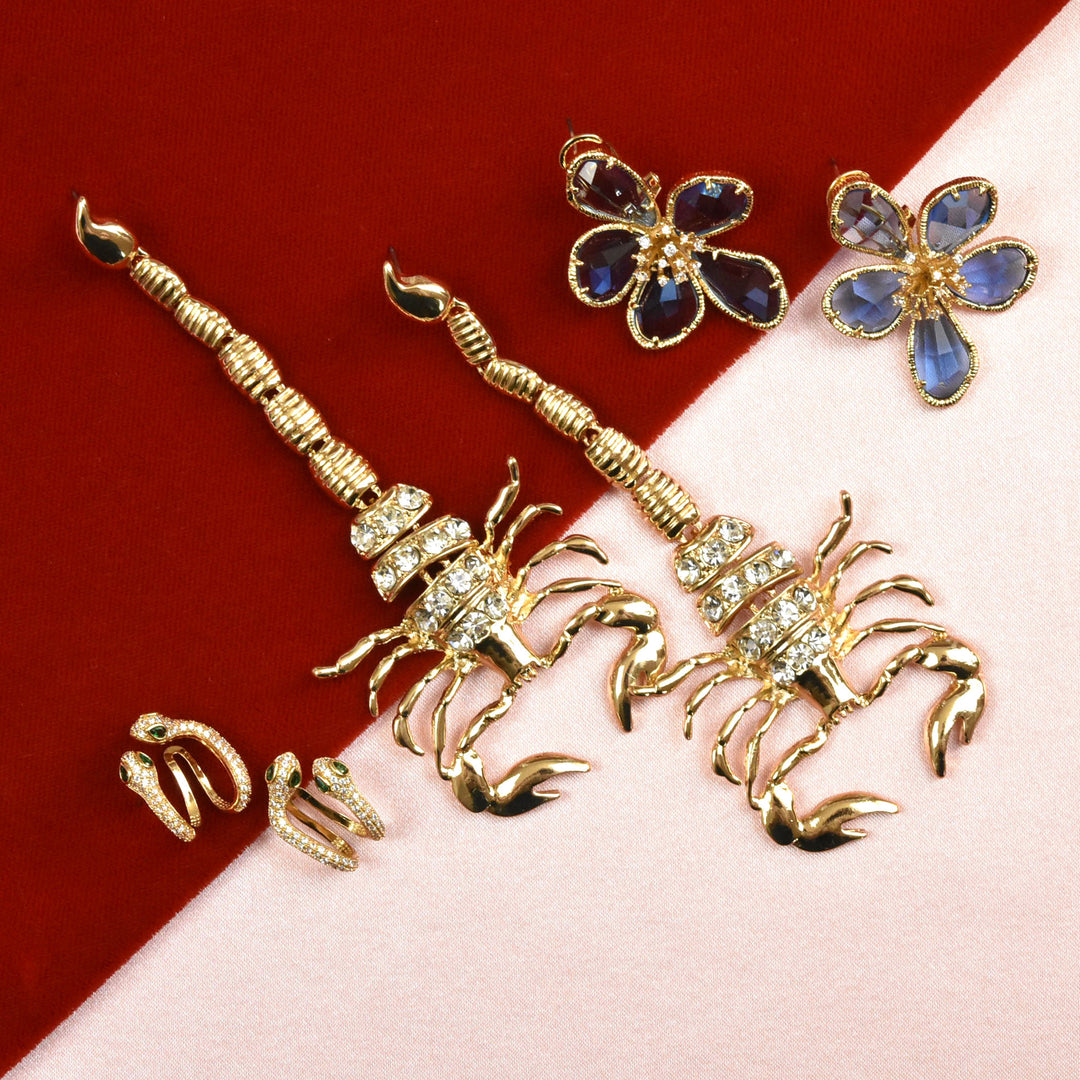 Scorpion Statement Earrings - Goldmakers Fine Jewelry