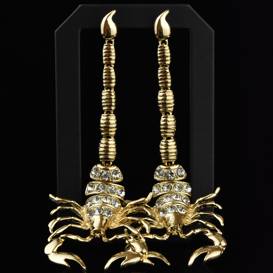 Scorpion Statement Earrings - Goldmakers Fine Jewelry