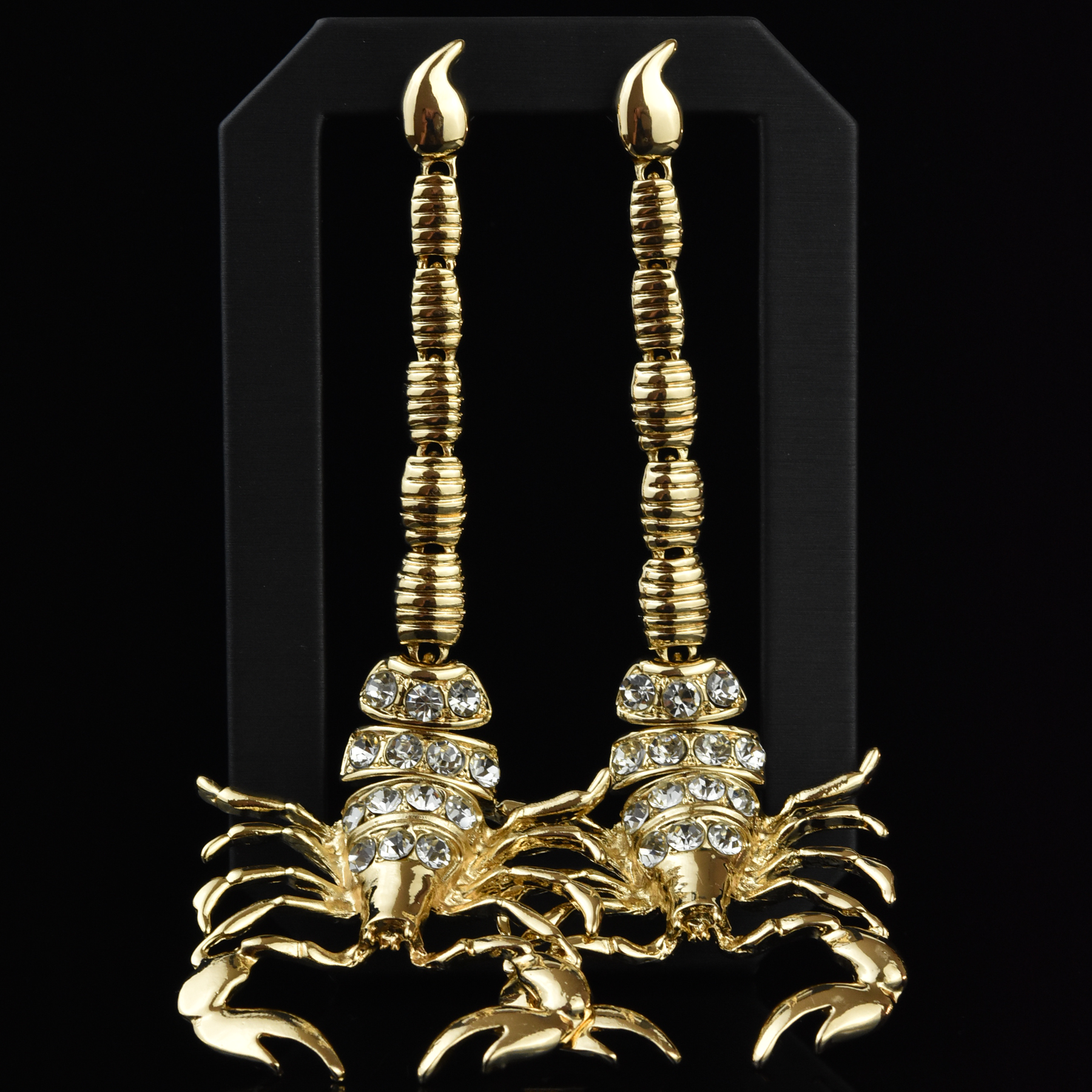 Gold 2025 scorpion earrings