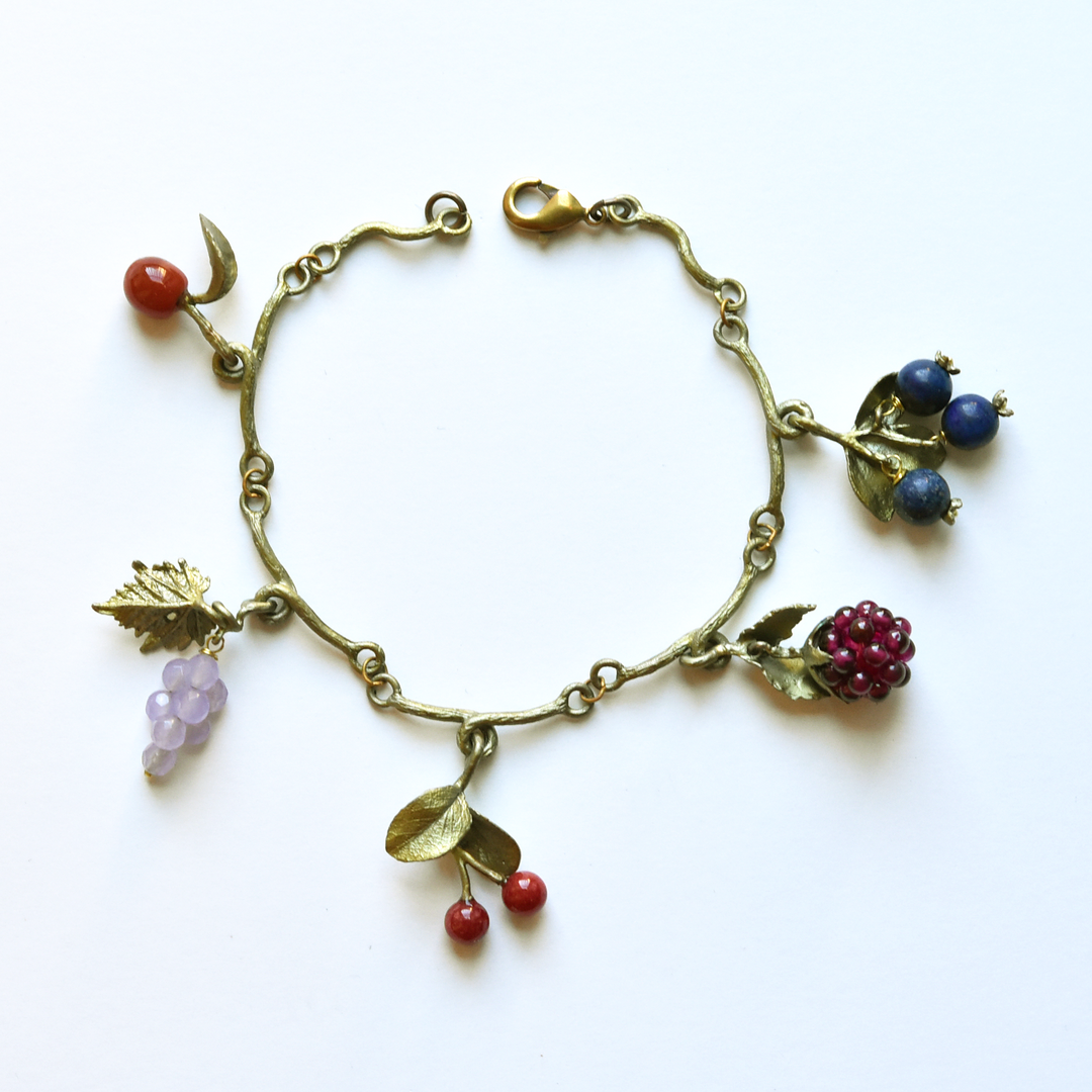 Fruit Charm Bracelet - Goldmakers Fine Jewelry