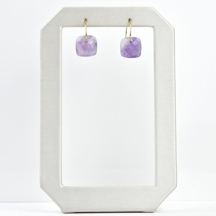 Cabochon Amethyst Earrings - Goldmakers Fine Jewelry