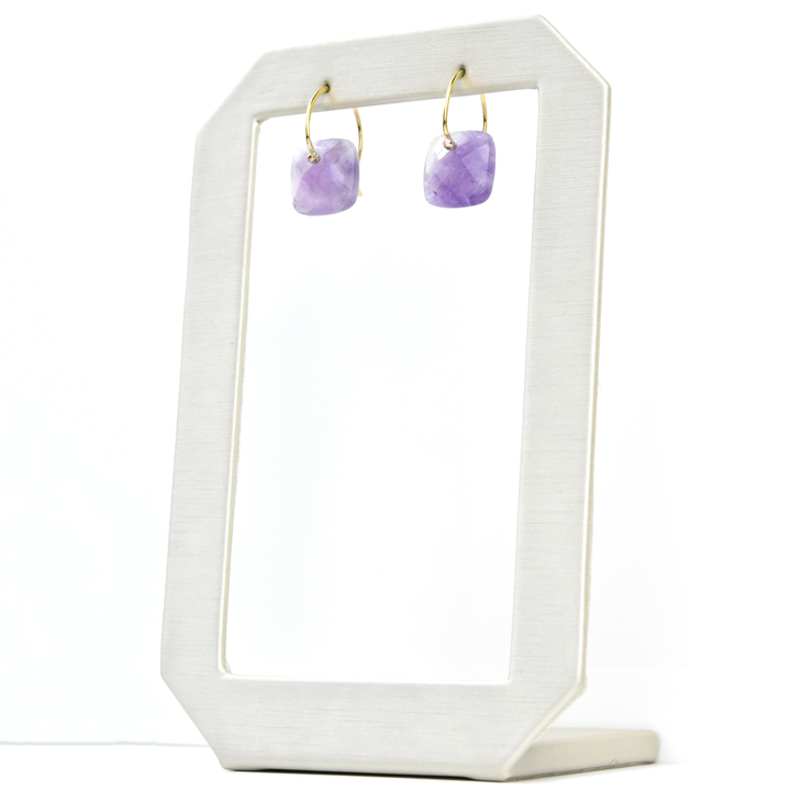 Cabochon Amethyst Earrings - Goldmakers Fine Jewelry