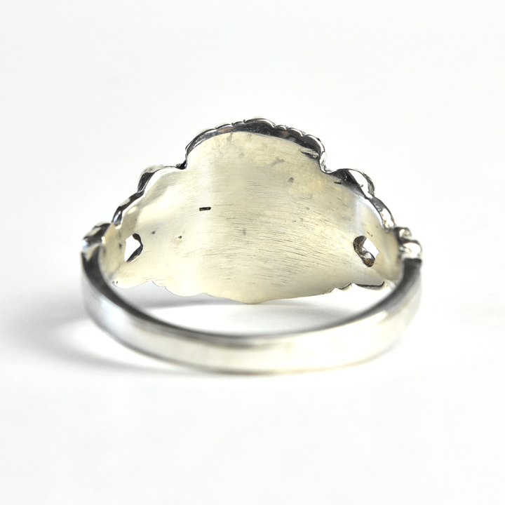 Putti Signet Ring in Sterling Silver - Goldmakers Fine Jewelry