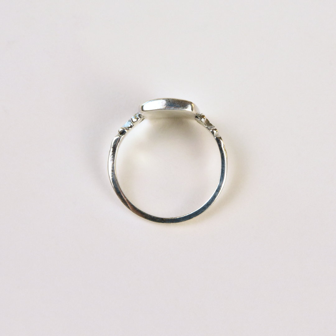 Muse Intaglio Ring in Silver - Goldmakers Fine Jewelry