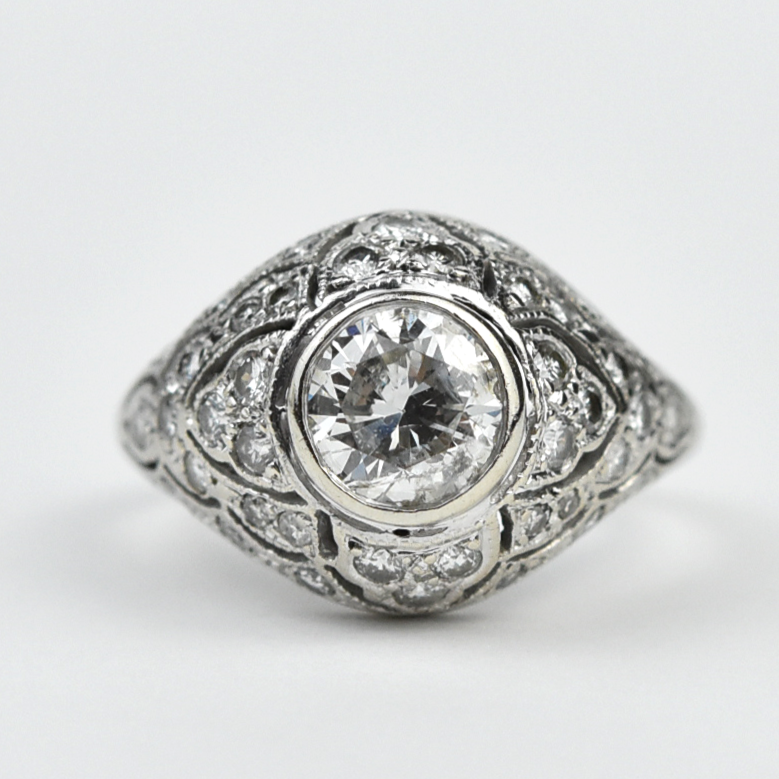 Exquisite Diamond Cocktail Ring - Goldmakers Fine Jewelry