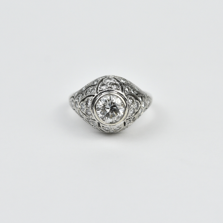 Exquisite Diamond Cocktail Ring - Goldmakers Fine Jewelry
