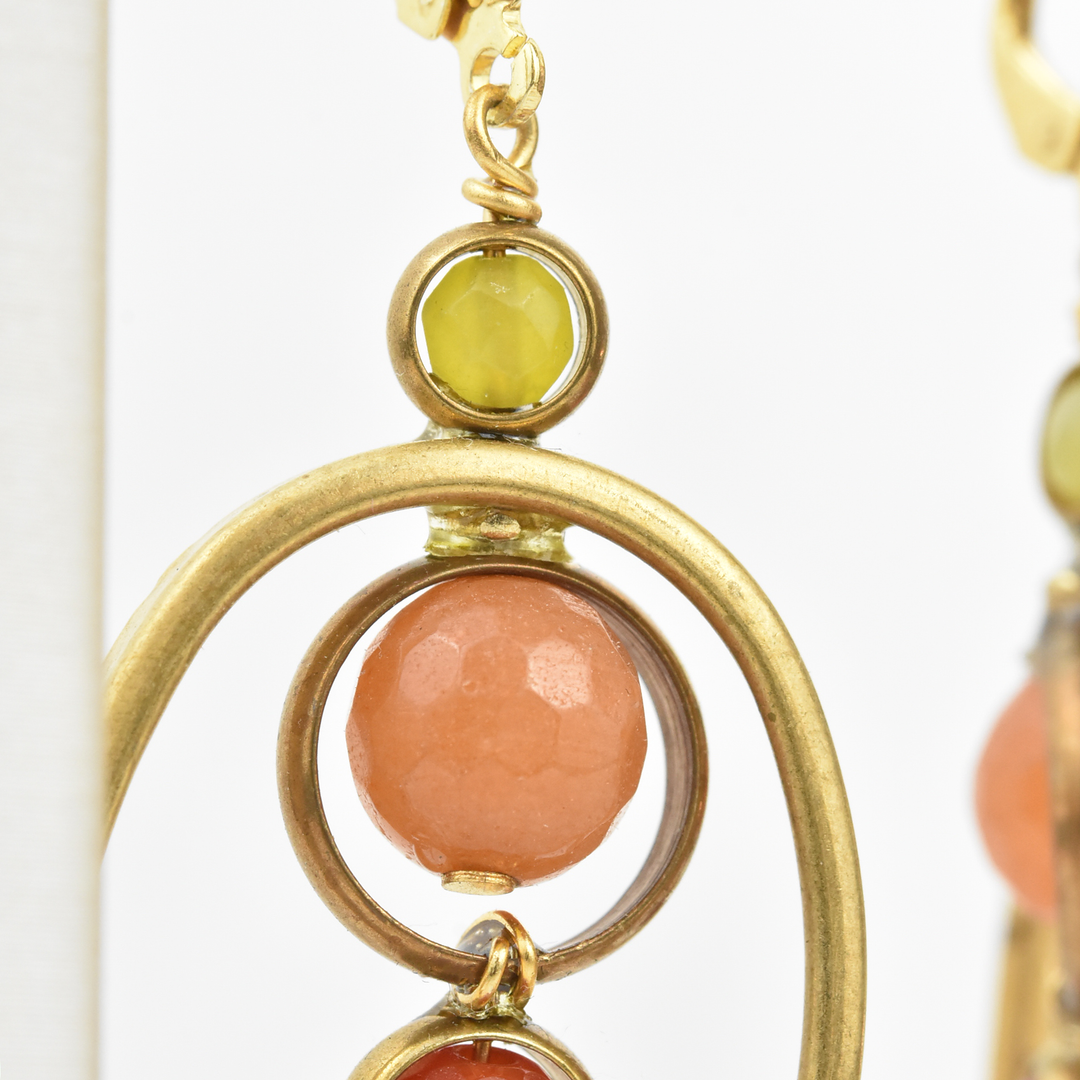 Oval Orbit Earrings - Goldmakers Fine Jewelry