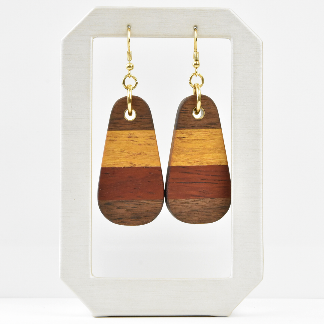 Large Wooden Earrings by Jules