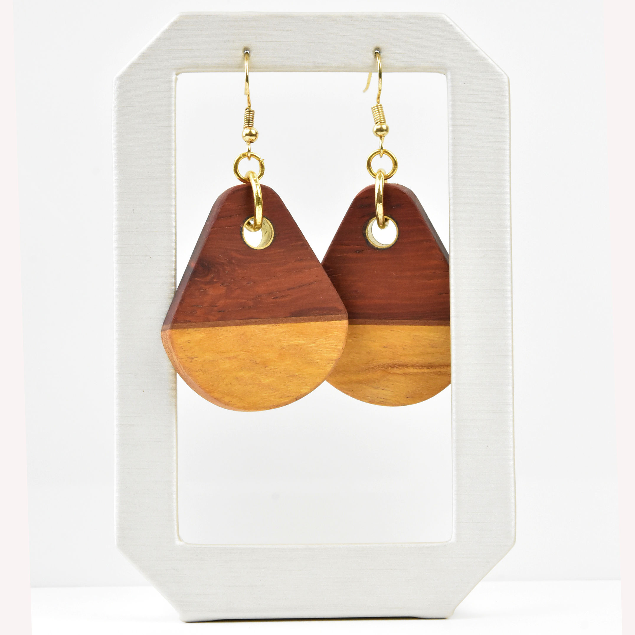 Tradition | Wood Earrings | Osage Orange and Walnut – shopmoku
