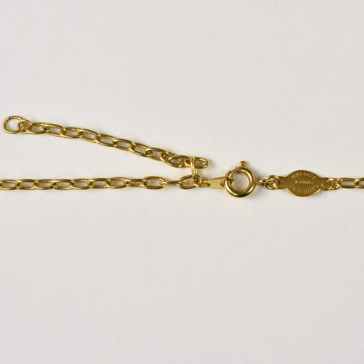 Medium Golden Oval Locket Necklace - Goldmakers Fine Jewelry