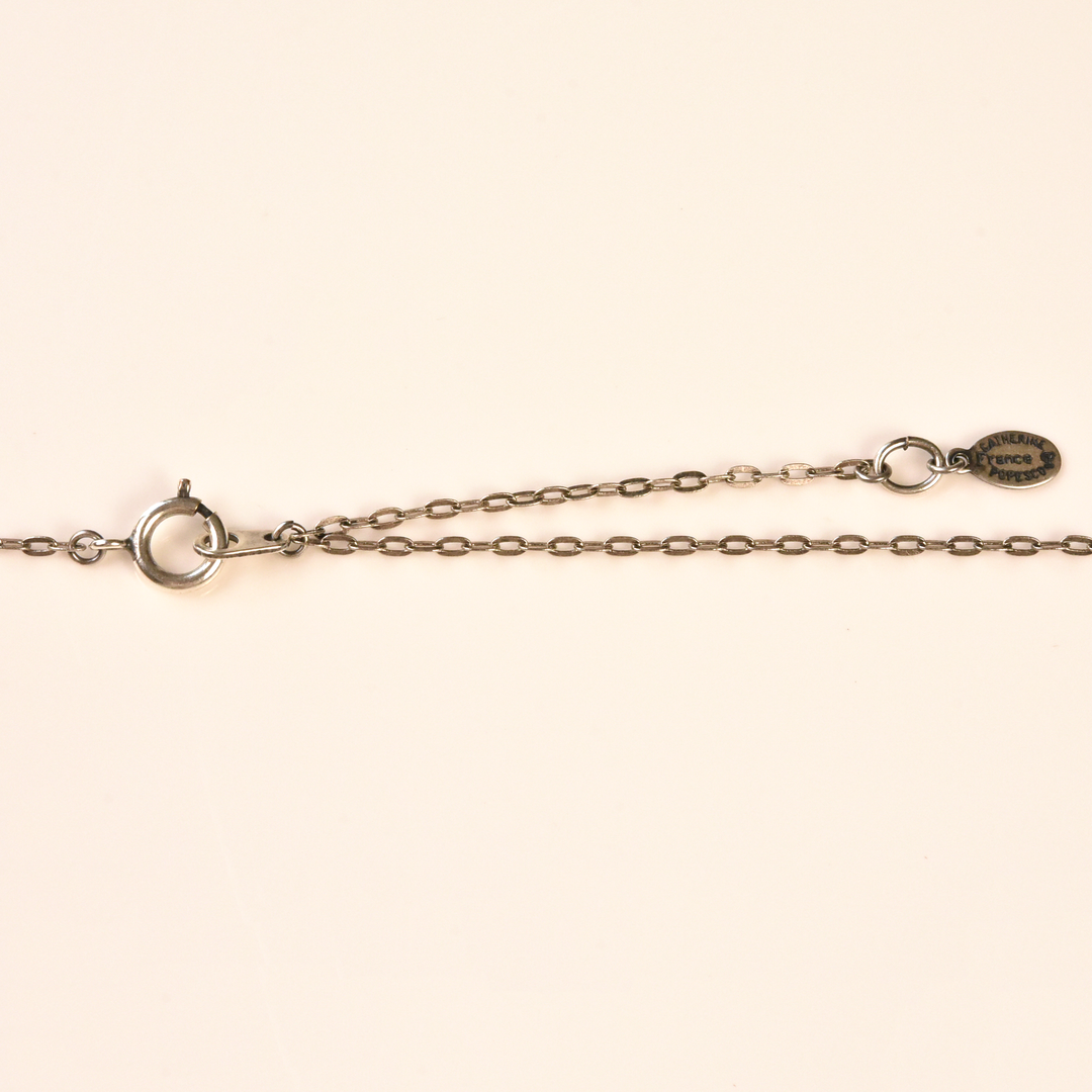 Silver Crystal Necklace - Goldmakers Fine Jewelry