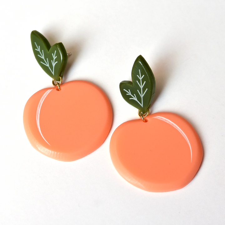 Large Peach Posts - Goldmakers Fine Jewelry