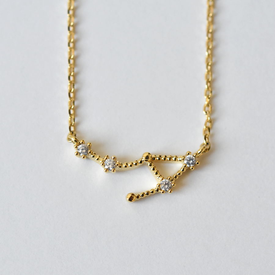 Libra Constellation Necklace - Goldmakers Fine Jewelry