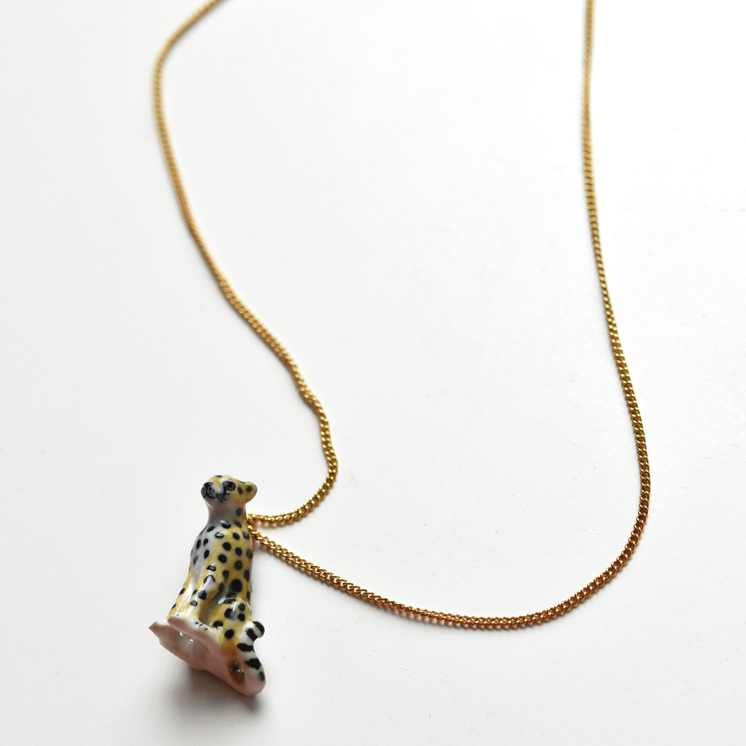 Leopard Pendant Necklace - Goldmakers Fine Jewelry