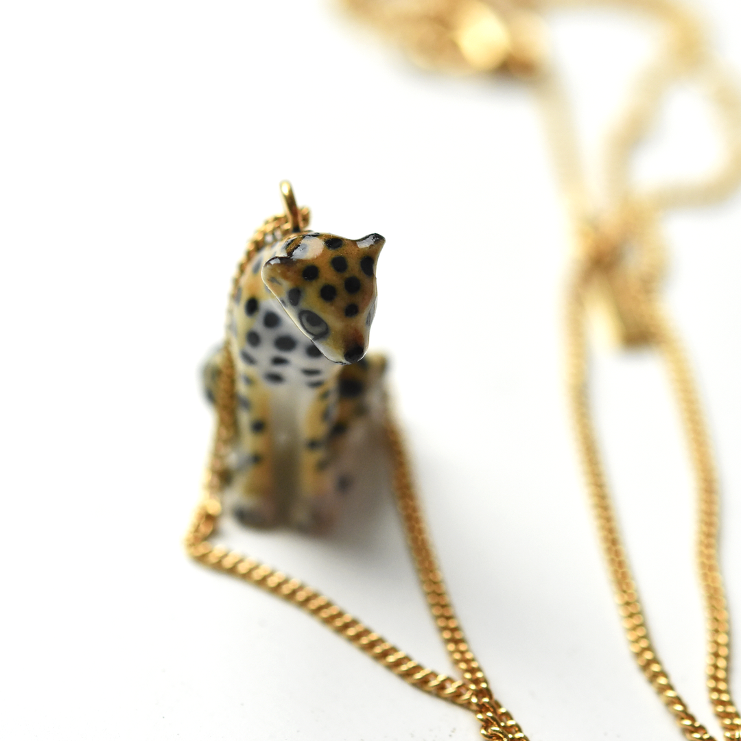 Leopard Pendant Necklace - Goldmakers Fine Jewelry