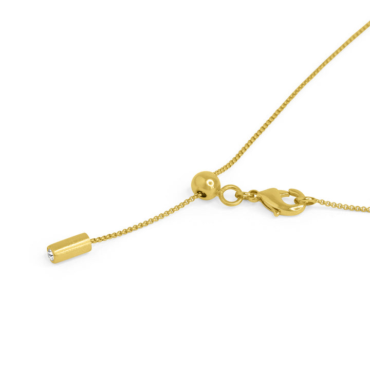 Petite Pave Pendant - Goldmakers Fine Jewelry