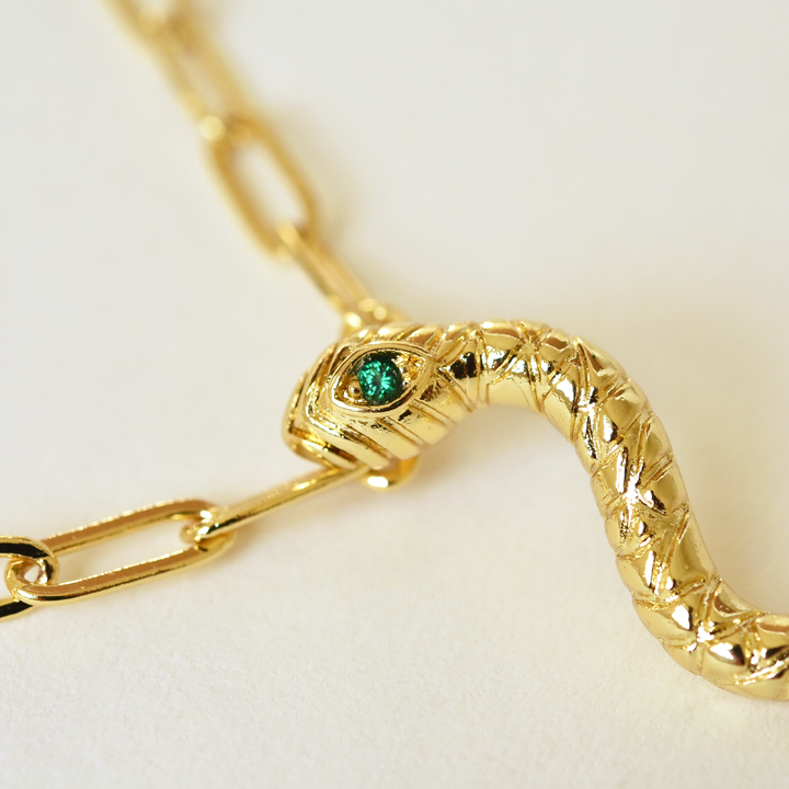 Serpentine Necklace - Goldmakers Fine Jewelry