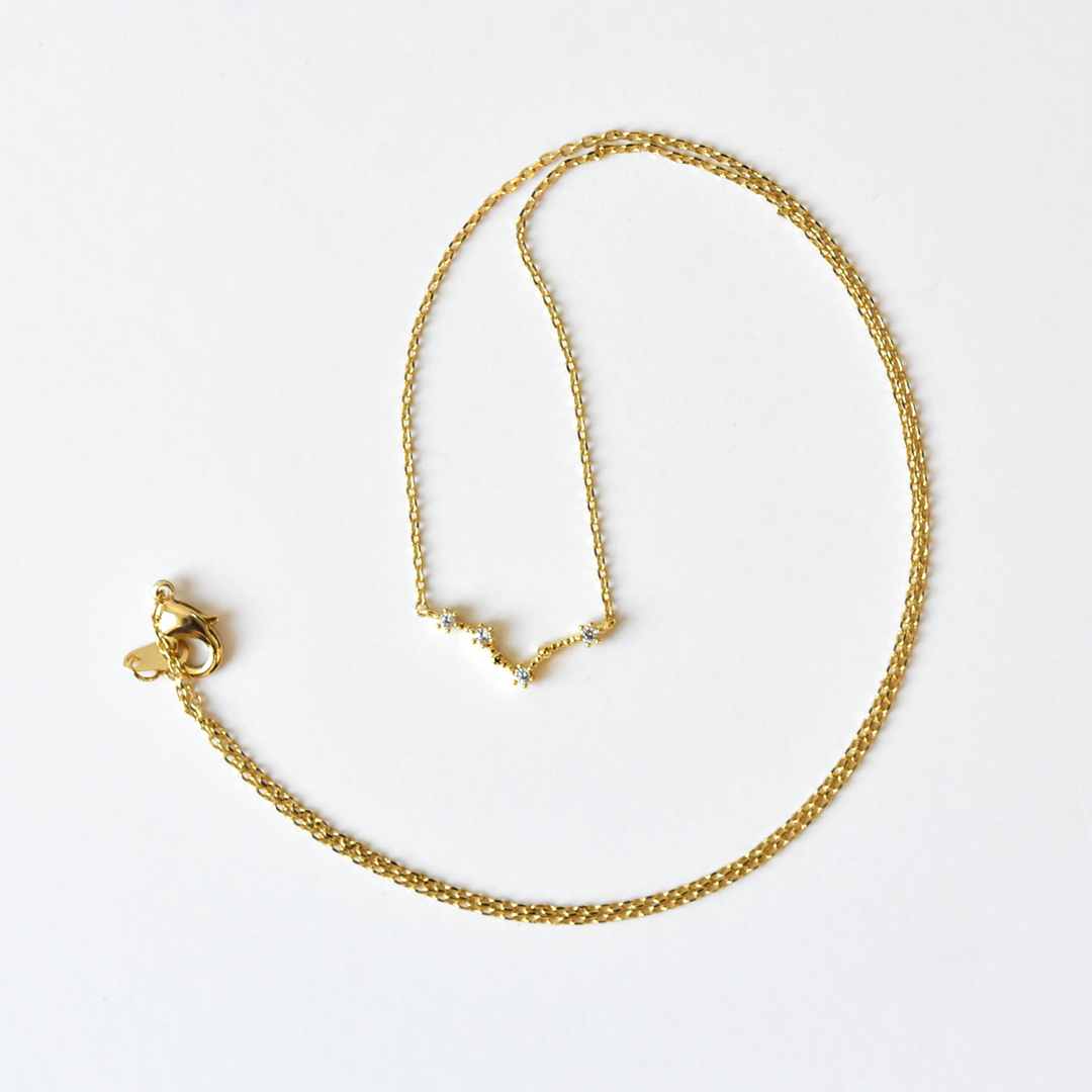 Pisces Constellation Necklace - Goldmakers Fine Jewelry