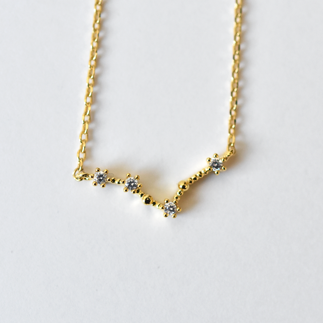 Pisces Constellation Necklace - Goldmakers Fine Jewelry