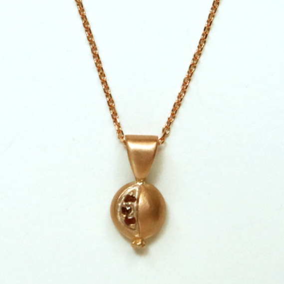 Pomegranate Necklace - Goldmakers Fine Jewelry