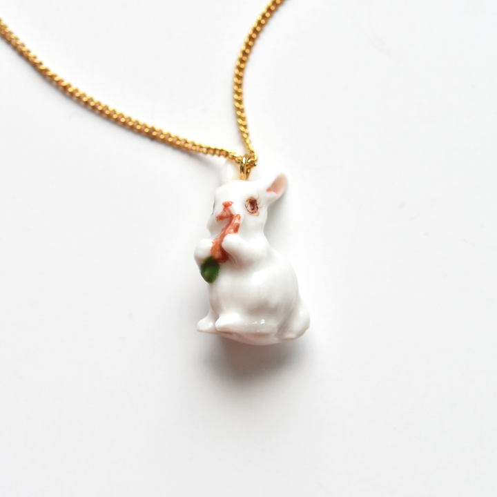 White Rabbit Necklace - Goldmakers Fine Jewelry