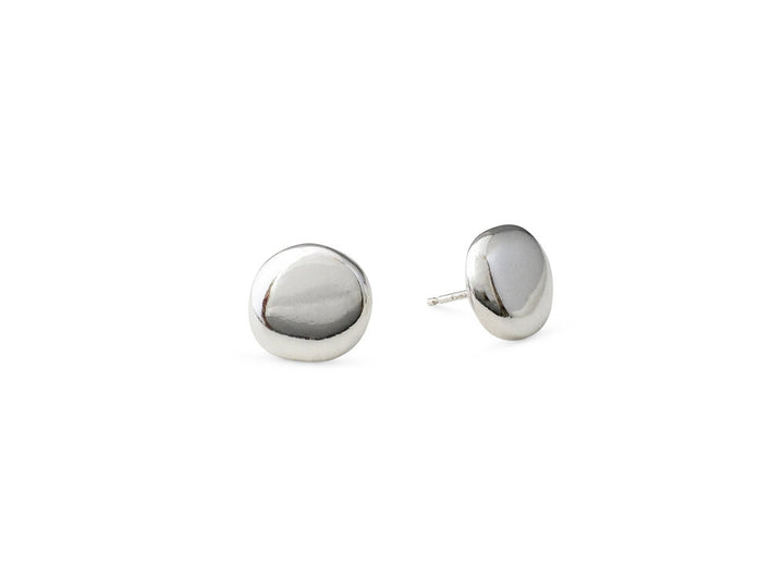Pebble Stud Earrings - Goldmakers Fine Jewelry