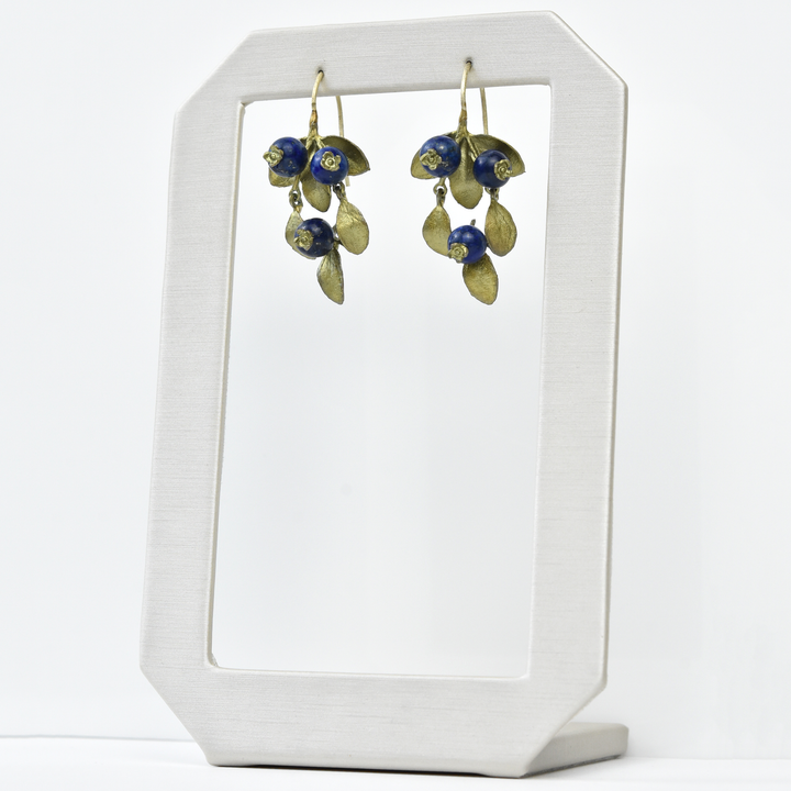 Blueberry Drop Earrings - Goldmakers Fine Jewelry