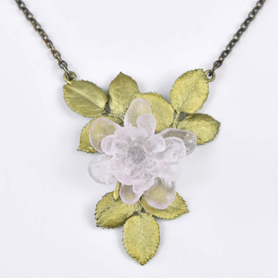 Blushing Rose Necklace - Goldmakers Fine Jewelry