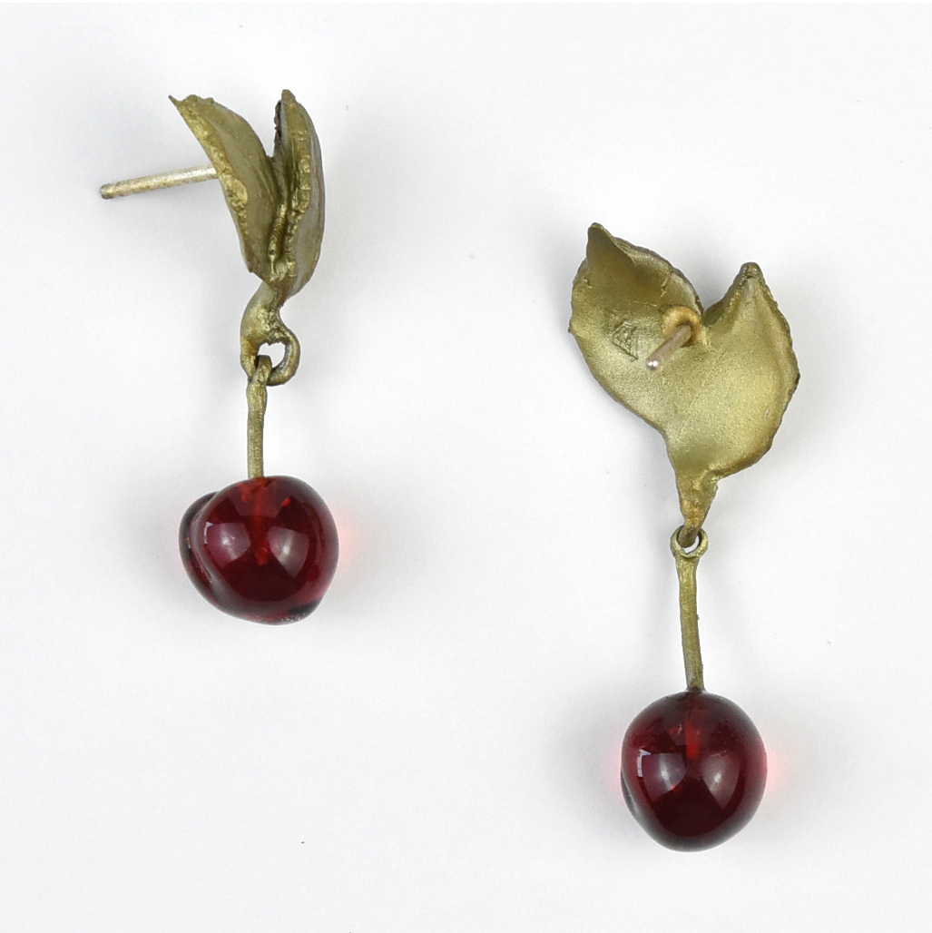 Amazon.com: Cherry Earrings for Women, Cute Fruit Cherry Earrings for  Girls, Beaded Pearl Cherry Dangle Earrings Hypoallergenic, Green Leaf Cherry  Drop Earrings, Sterling Silver, No Gemstone: Clothing, Shoes & Jewelry