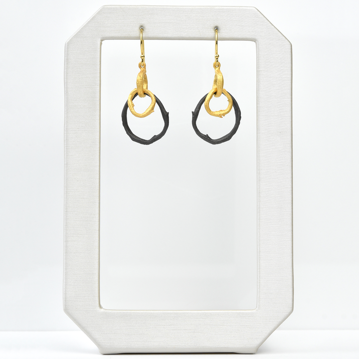 Small Driftwood Earrings - Goldmakers Fine Jewelry