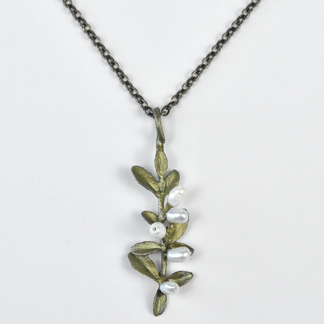Flowering Thyme Pendant Necklace - Goldmakers Fine Jewelry